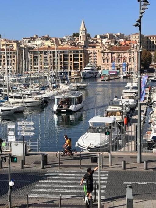 T4 Marseille Vue Imprenable Sur Vieux Port 아파트 외부 사진